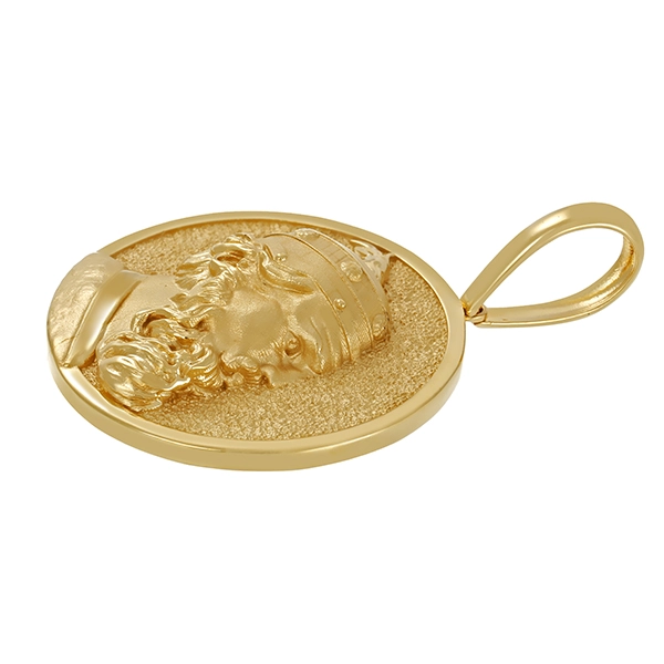 Anhänger, 14K, Gelbgold