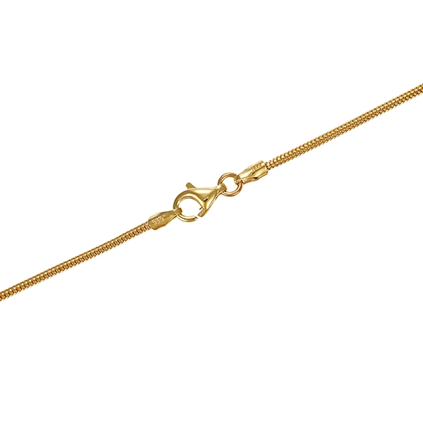 Collier, 14K, Gelbgold, Brillanten