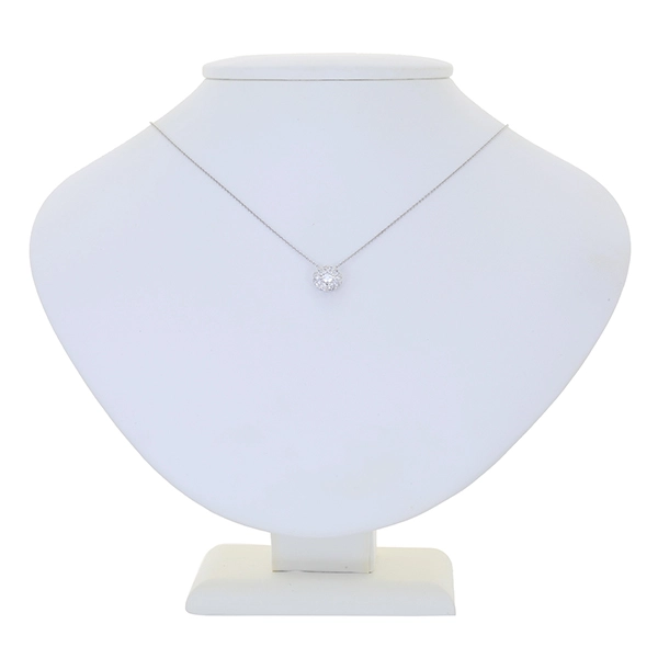 Collier, 18K, Weißgold, Brillanten 0,50 ct