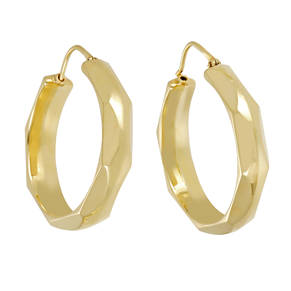 Creolen, 14K, Gelbgold