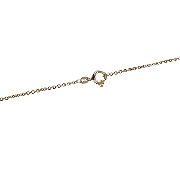 Collier, 950 Platin, Gelbgold, Brillant