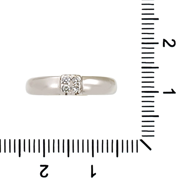 Diamantring, 14K, Weißgold, Brillanten