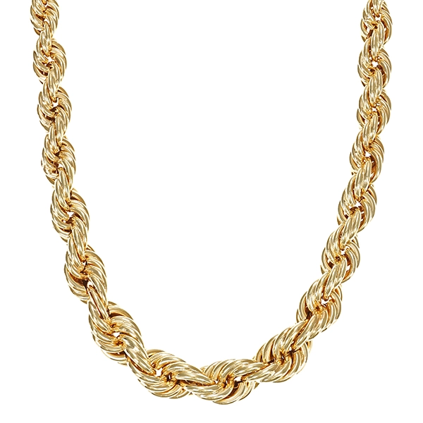 Goldkette, 14K, Gelbgold, Kordel-