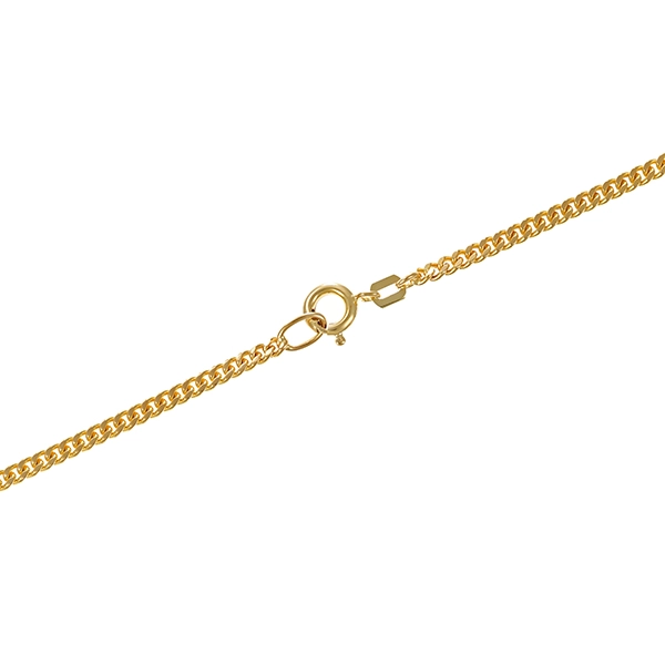 Kette, Panzer-, 14K, Gelbgold
