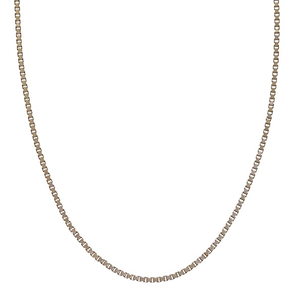Collierkette, 14K, Weißgold, Venezianer-