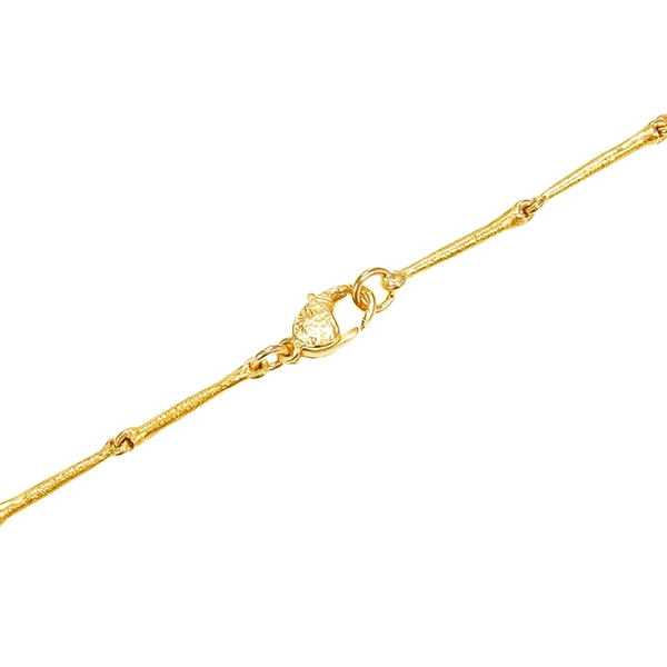 Collier, 18K, Gelbgold, Opal, Brillant