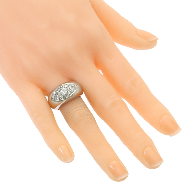 Diamantring, 18K, Weißgold, Brillanten