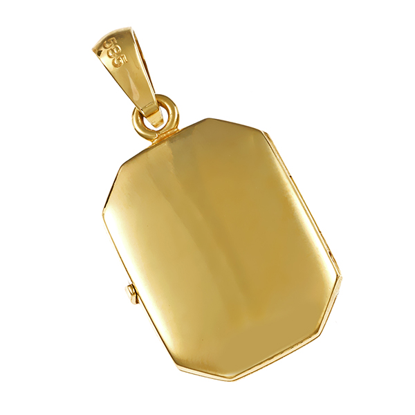 Medaillon, 14K, Gelbgold