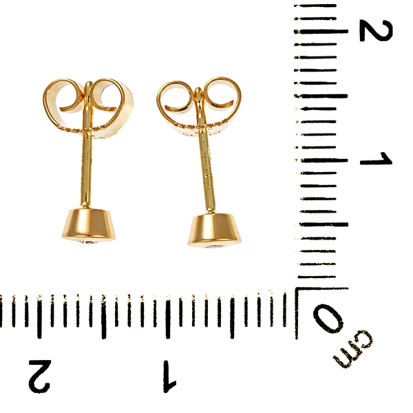 Ohrstecker, 14K, Gelbgold, Brillant