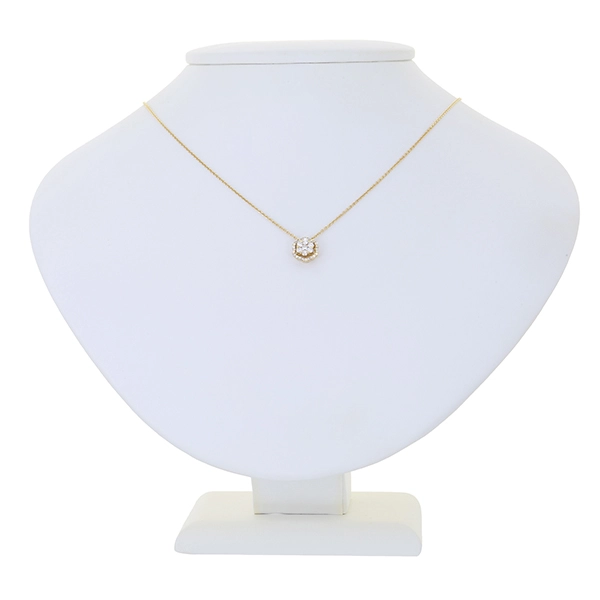 Collier, 18K, Gelbgold, Brillanten