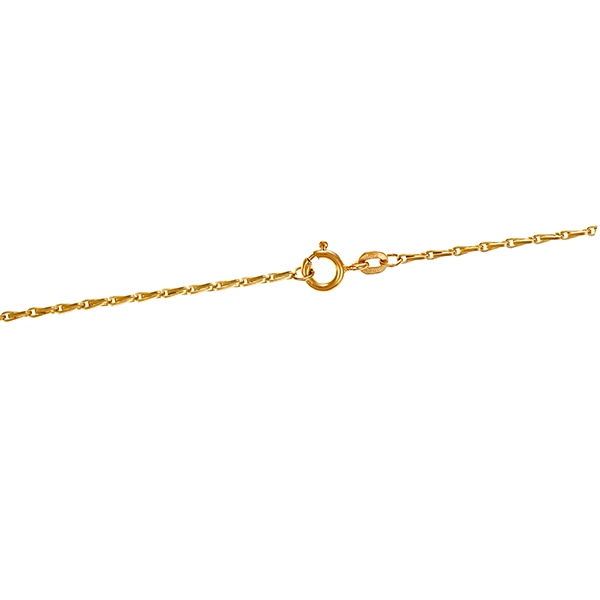 Kette, 14K, Gelbgold, Haferkorn-