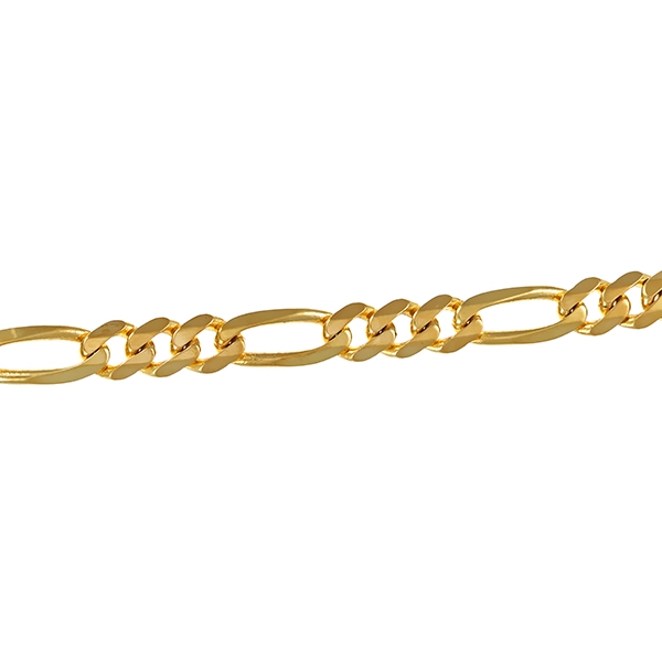Armband, 8K, Gelbgold, Figaro