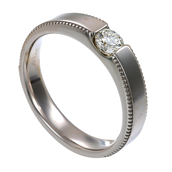 Brillantring, 14K, Weißgold, 0,32ct