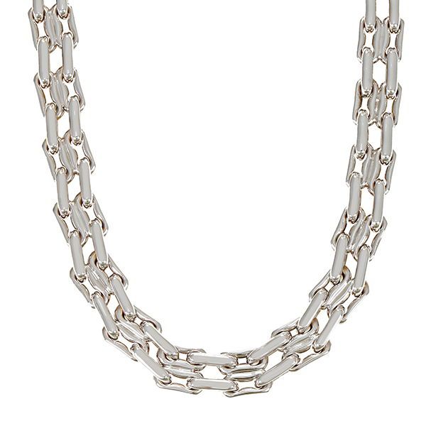 Collier, 18K, Gelb-/Weißgold