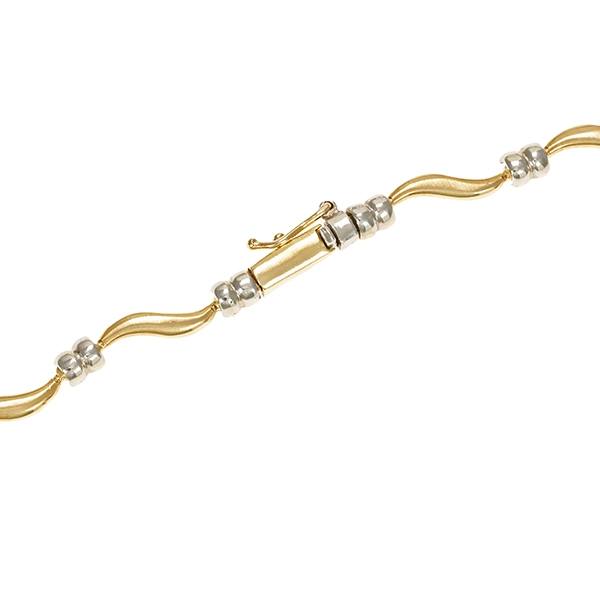 Collier, 14K, Gelb-/Weißgold