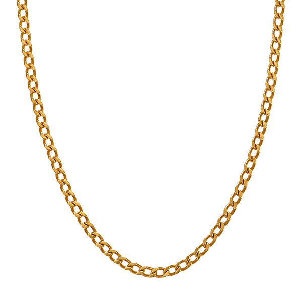 Kette, 8K, Gelbgold, Panzer-