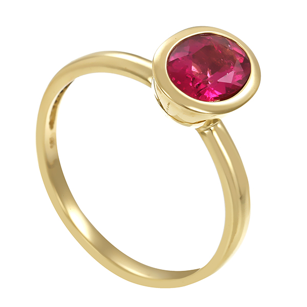 Ring, 14K, Gelbgold, Turmalin