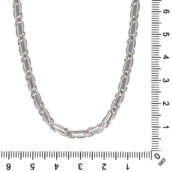 Kette, 14K, Weißgold