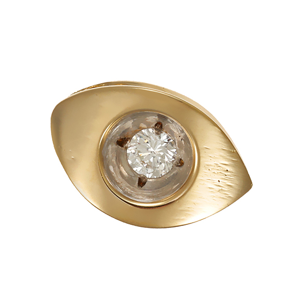 Anhänger, 14K, Gelbgold, Brillant