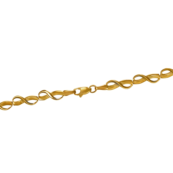 Collier, 14K, Gelb-/Weißgold