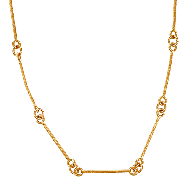 Collierkette, 14K, Gelbgold