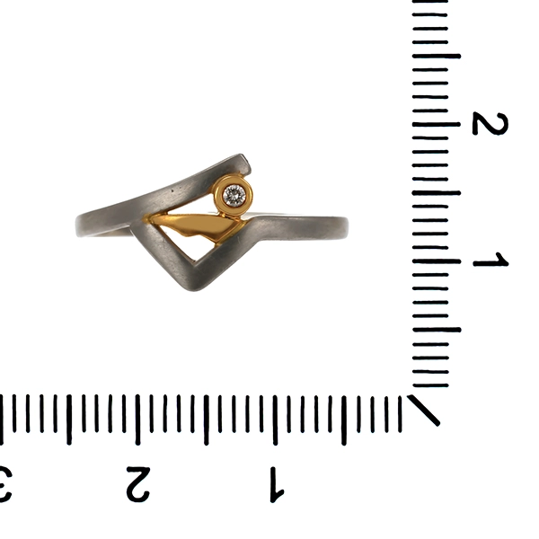 Diamantring, Pt950, Platin, Brillant
