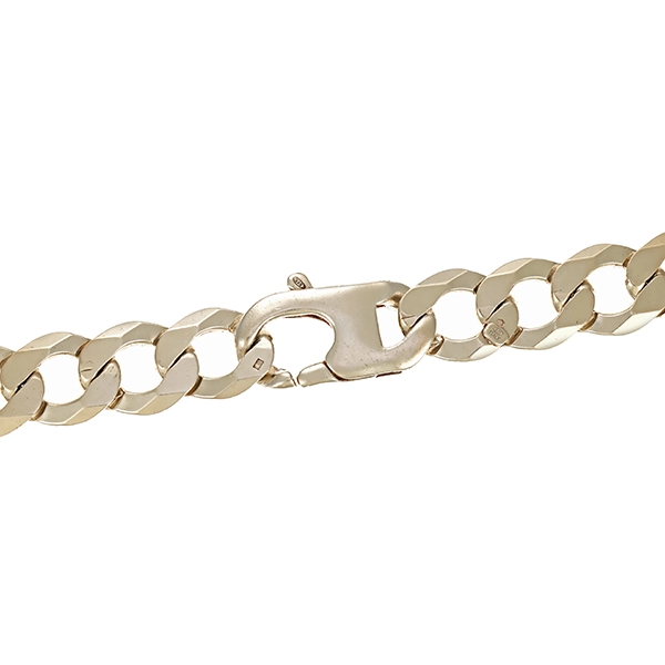 Kette, 925, Silber, Panzer-