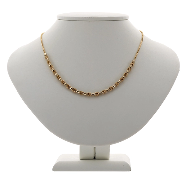 Collier, 14K, Gelb-/Weißgold