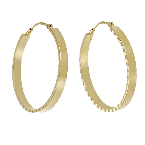 Creolen, 14K, Gelbgold