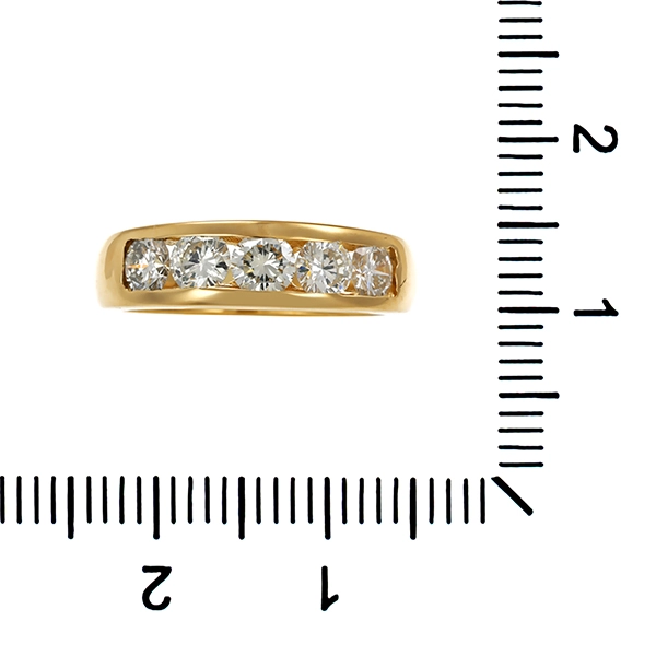 Ring, 18K, Gelbgold, Brillanten, U49