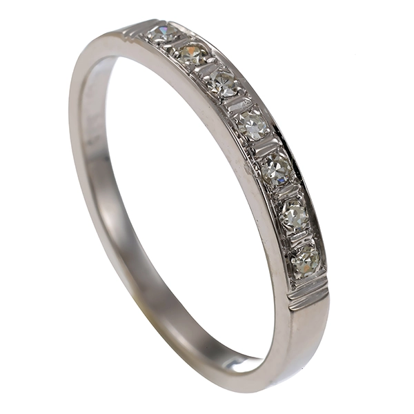Diamantring, 14K, Weißgold