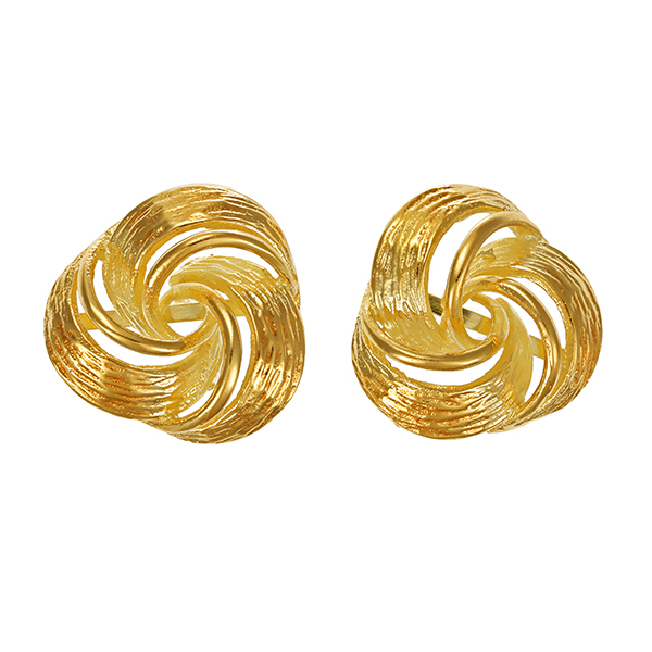 Ohrtstecker, 14K, Gelbgold