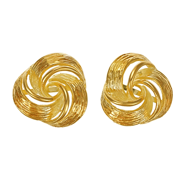 Ohrtstecker, 14K, Gelbgold