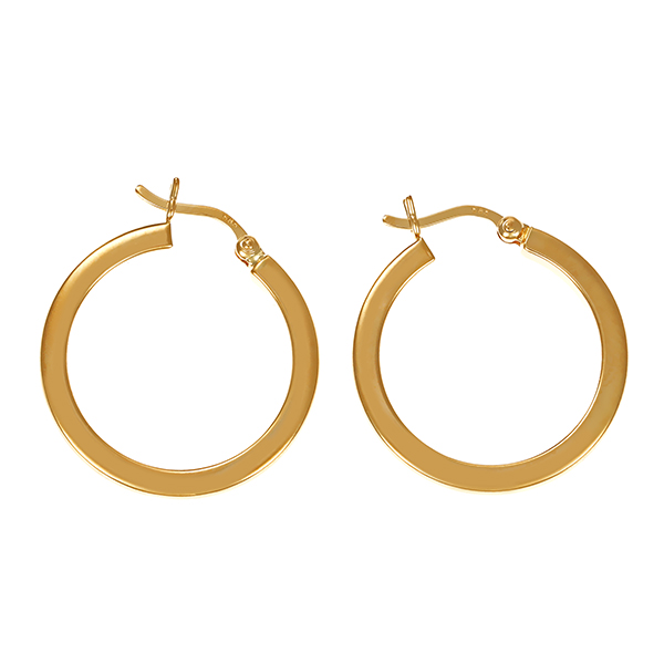 Creolen, 14K, Gelbgold