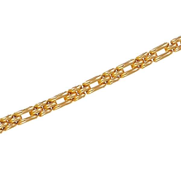 Armband, 14K, Gelbgold, Saphire, Brillanten