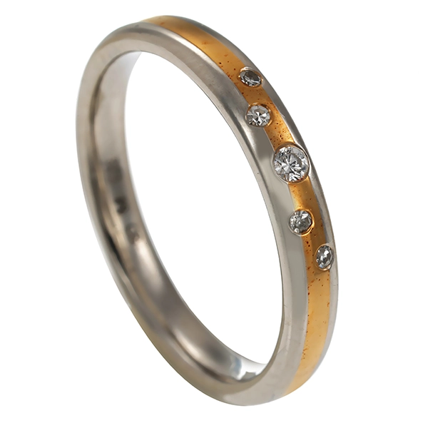 Ring, 950 Platin, Brillanten