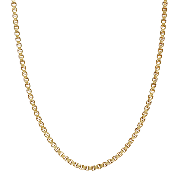 Collierkette, 14K, Gelbgold, Venezianer-