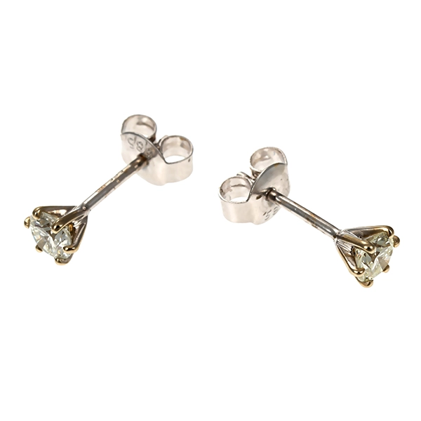 Ohrstecker, 14K, Weißgold, Brillant