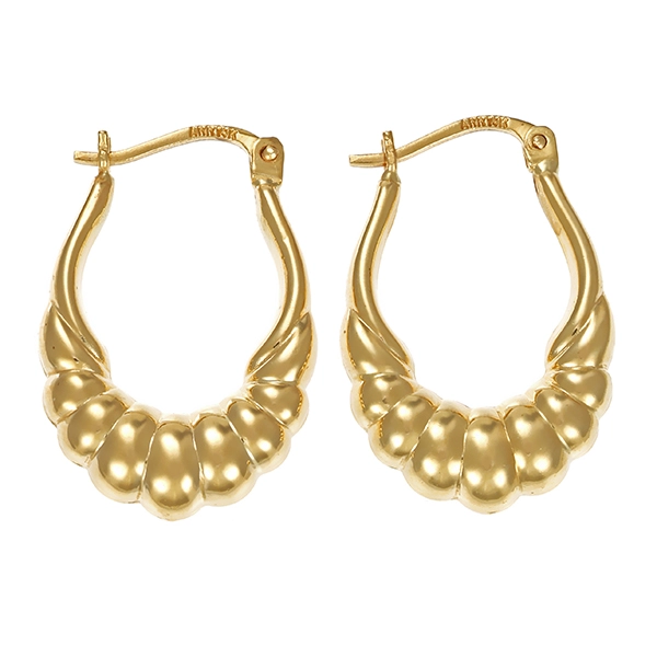 Creolen, 14K, Gelbgold