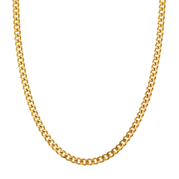 Collierkette, 8K, Gelbgold, Panzer-