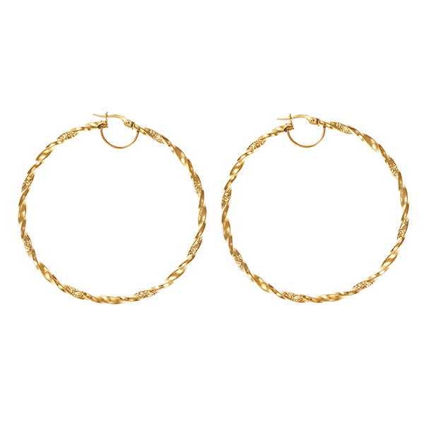 Creolen, 14K, Gelbgold