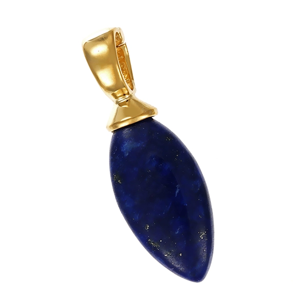 Anhänger, 9K, Gelbgold, Lapis