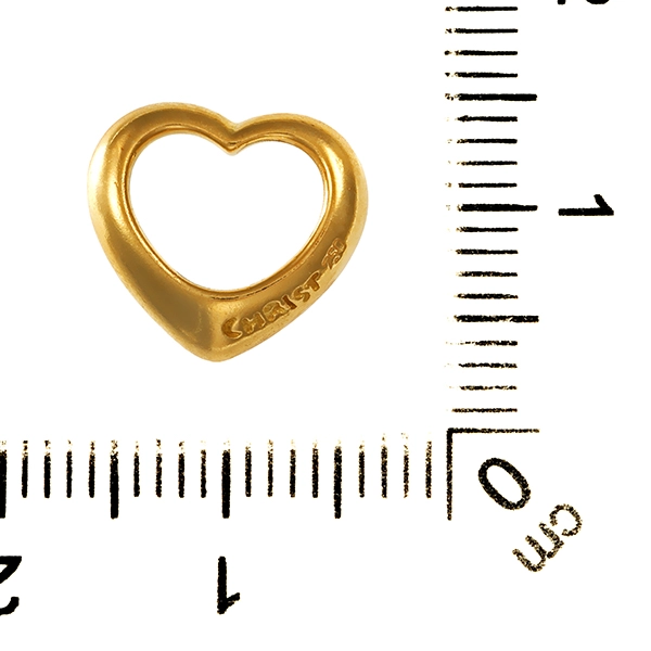 Anhänger, 18K, Gelbgold, Herz