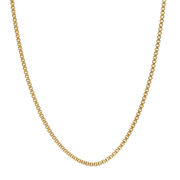 Collierkette, 14K, Gelbgold, Venezianer