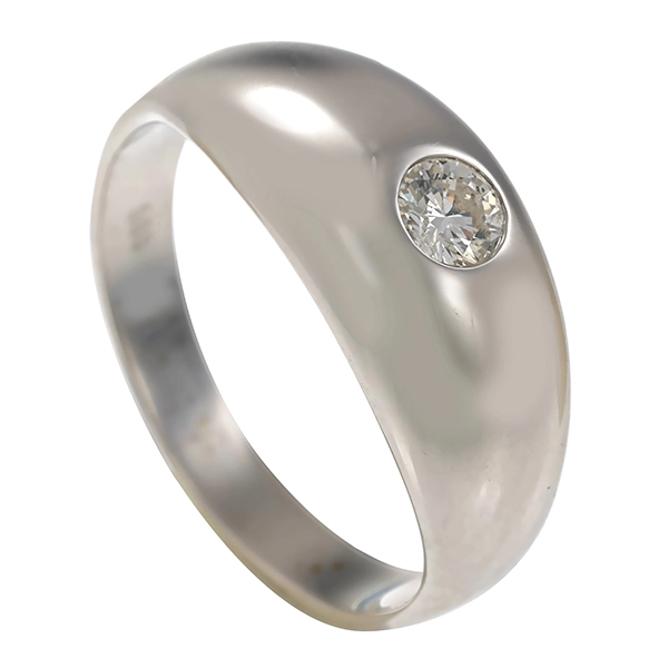 Brillantring, 14K, Weißgold, 0,20ct