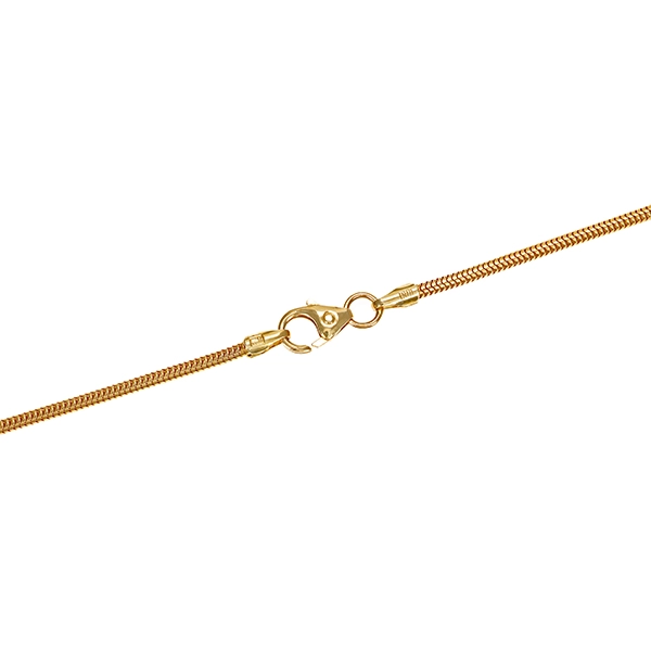 Kette, 14K, Gelbgold, Schlangen-