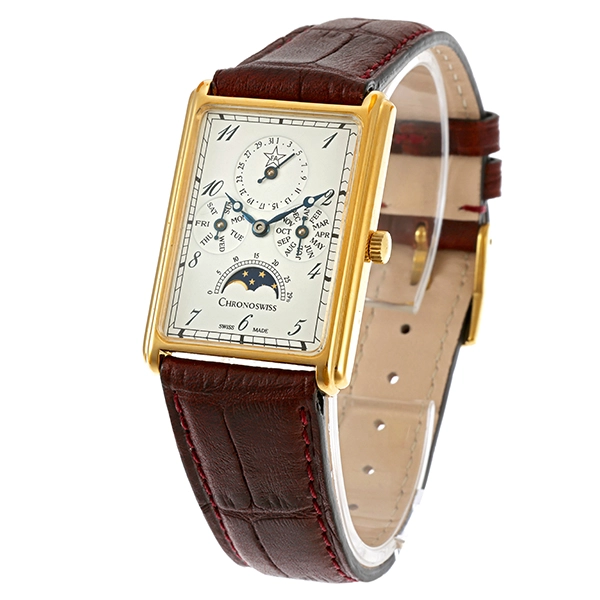 Herrenuhr Chronoswiss 'Rectangular' Vollkalender