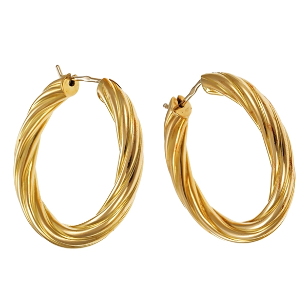 Creolen, 18K, Gelbgold
