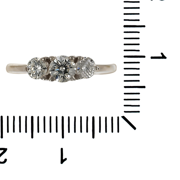 Diamantring, 14K, Weißgold, Brillanten