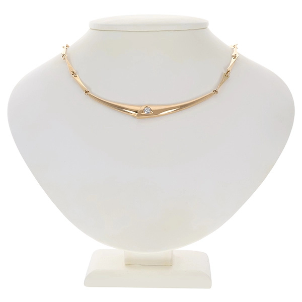 Collier, 14K, Gelbgold, Brillant, 0,30ct